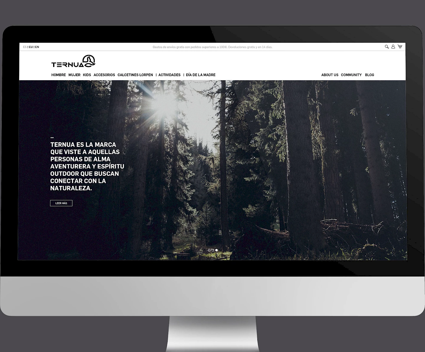 01 branding digital wireframe design website ternua move 