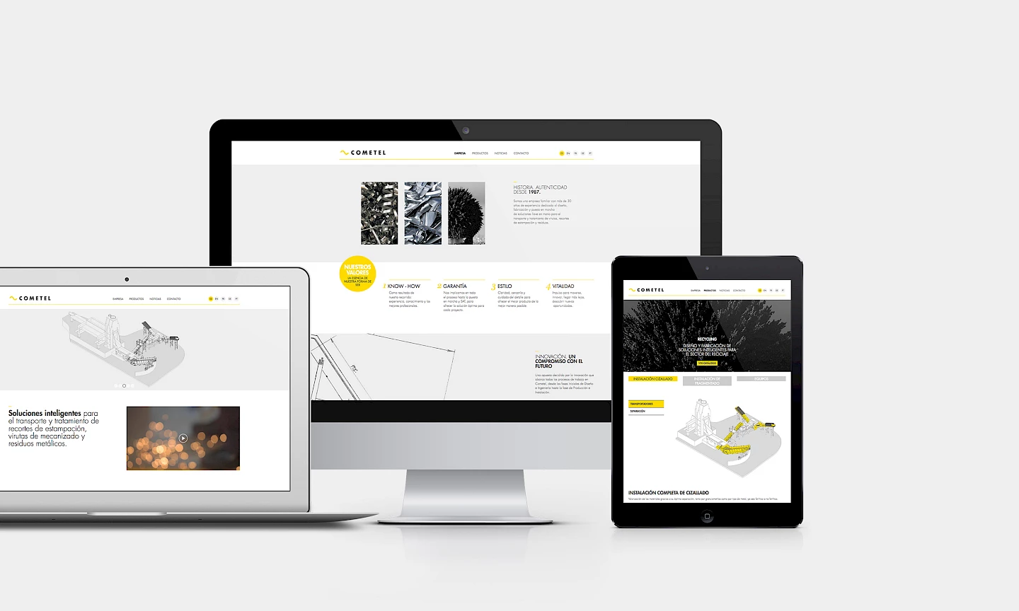 design cometel web move branding technology 