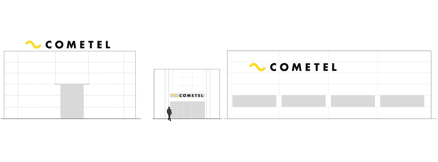 technology cometel 2 design move fachada branding 