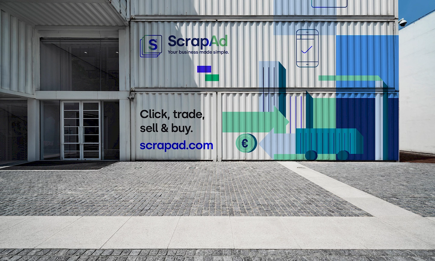 slider offices branding scrapad digital industrial branding move scrap webapp 