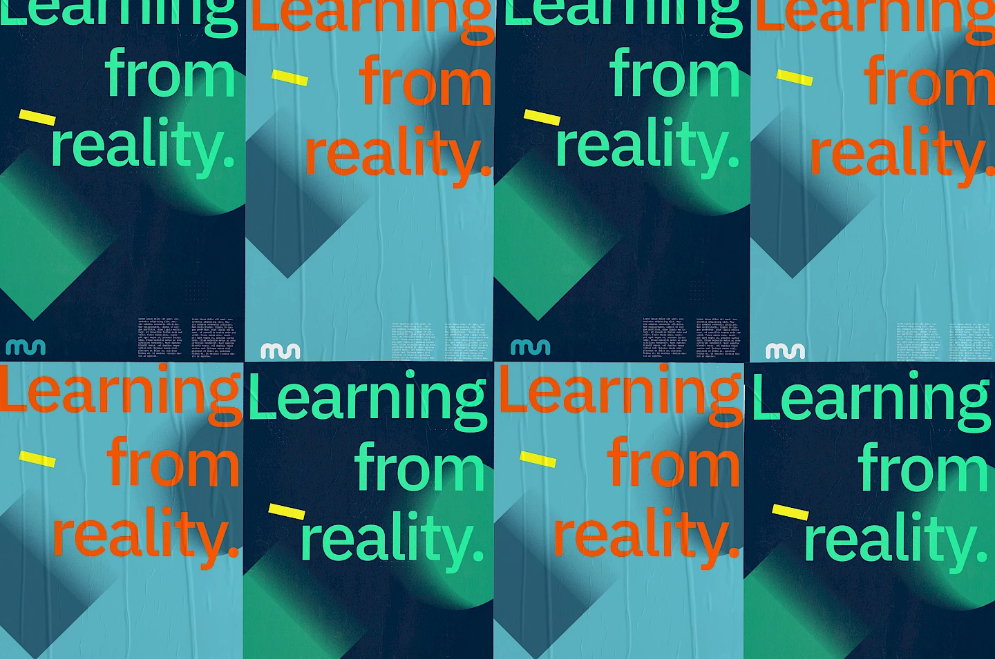 narrative learning move reality claim branding unibertsitatea mockup mondragon posters strategy from 